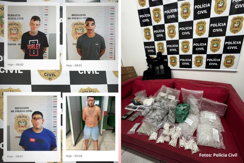 Operação contra o tráfico de drogas