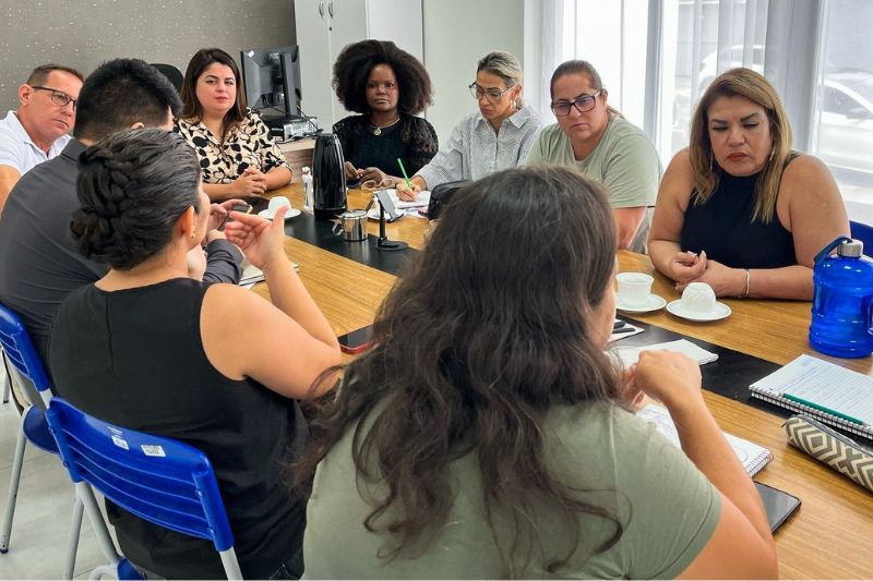Equipe de Secretárias de Educação de Itapoá, visitam Paranaguá em busca de referências de boas práticas em educação inclusiva e acessibilidade para implementar no Município