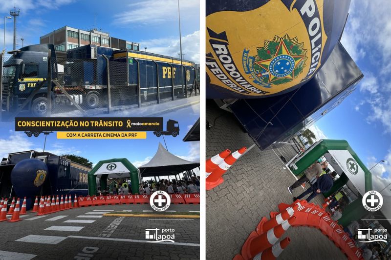 Campanha Maio Amarelo Porto Itapoá em Parceria com a Polícia Rodoviária Federal