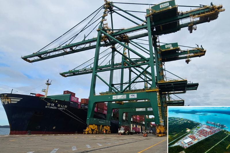Porto Itapoá anuncia novo serviço Ásia–América do Sul em parceria com HMM e ONE
