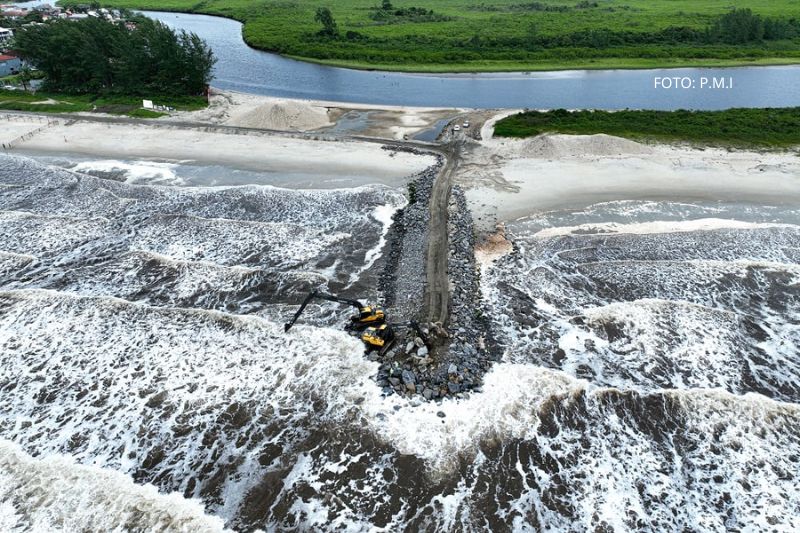 Novo acesso ao mar em Itapoá entra em nova fase de obras