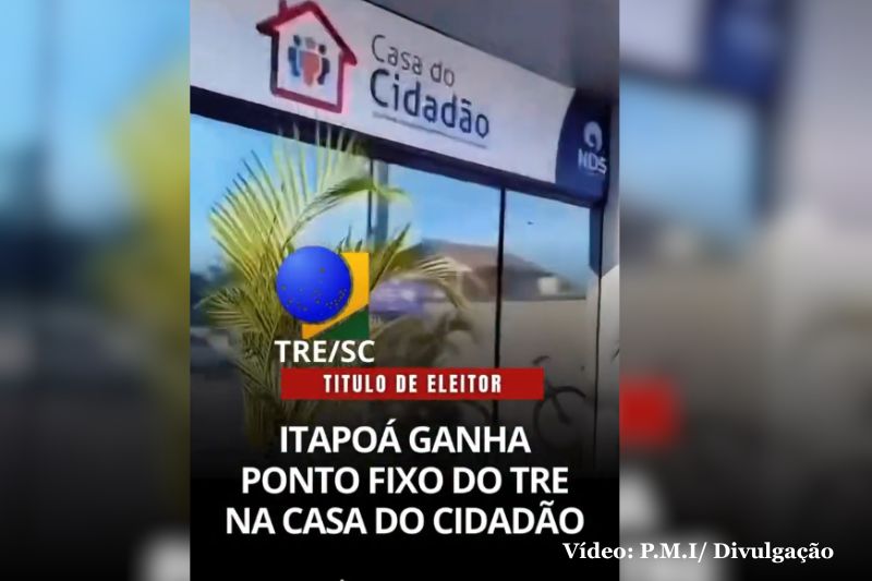 Itapoá ganha ponto fixo do TRE na Casa do Cidadão