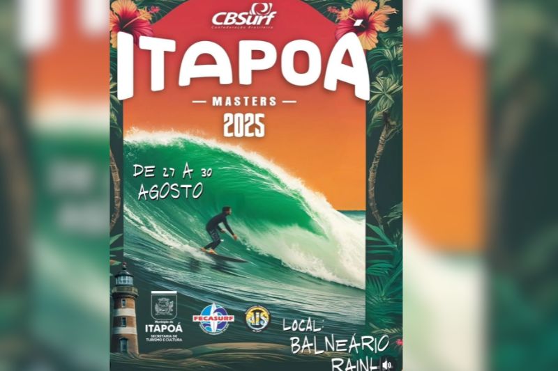 Itapoá recebe etapa nacional de surf com shows gratuitos à beira-mar