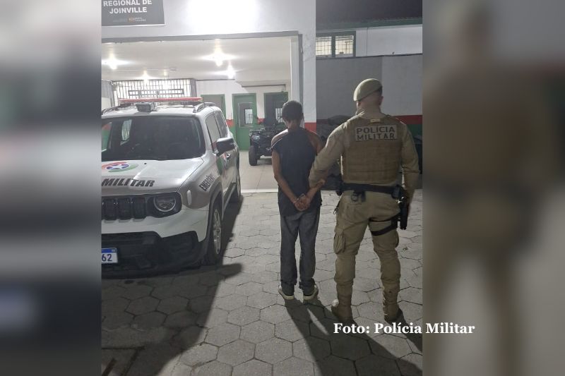 Homem é preso em Itapoá após cumprimento de mandado judicial