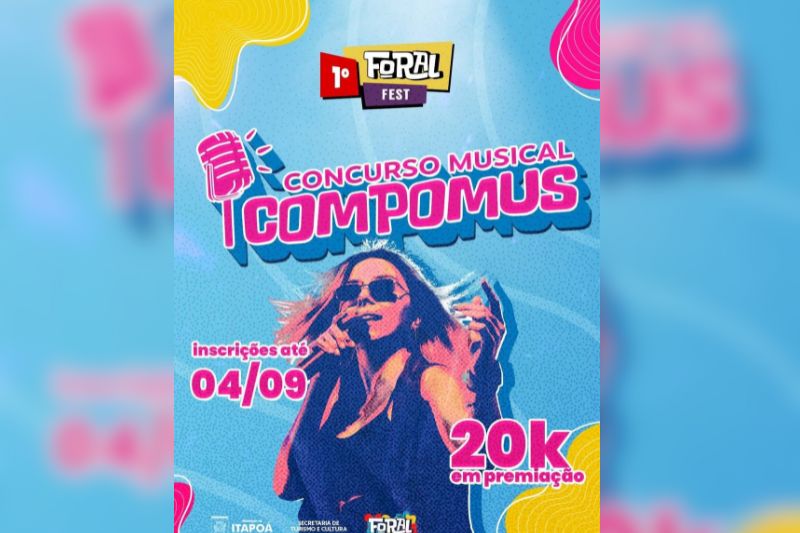 Itapoá realiza o 1º Foral Fest com shows, oficinas e concurso musical