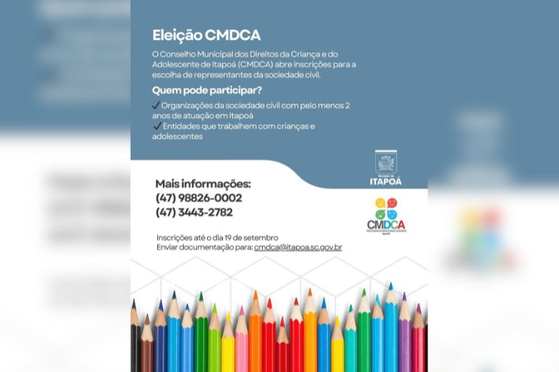 Seleção de Entidades da Sociedade Civil para o CMDCA – Biênio 2025/2027