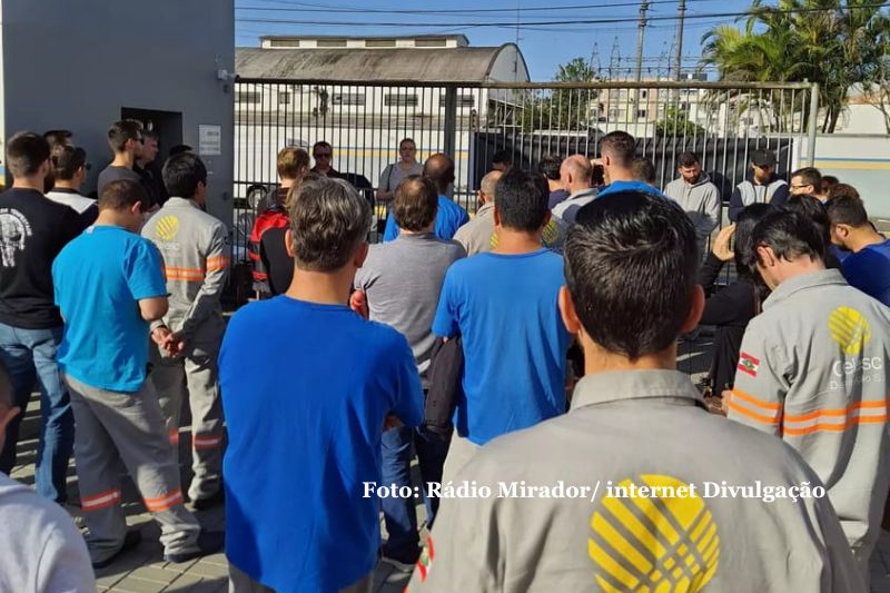 Trabalhadores da Celesc entram em greve em Santa Catarina a partir desta segunda-feira