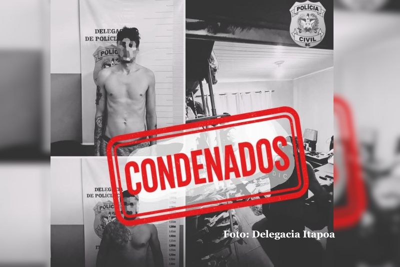 Dois homens são condenados por homicídio em Itapoá; penas somam quase 40 anos de prisão