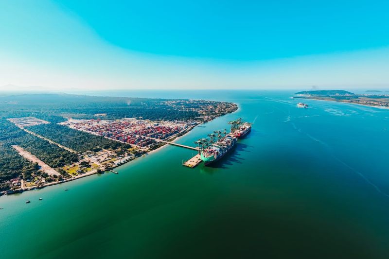 Porto Itapoá é o maior terminal de contêineres do Sul do Brasil, conforme ranking da ANTAQ