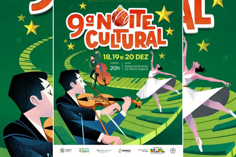 9ª Noite Cultural do Porto Itapoá terá três dias de apresentações abertas ao público