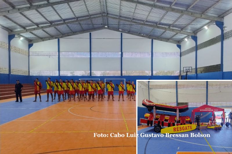 Corpo de Bombeiros reforçam segurança nas praias de Itapoá para a temporada de verão