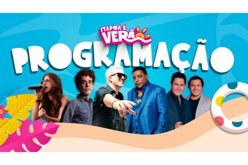 Itapoá anuncia programação oficial dos shows de verão com grandes atrações nacionais