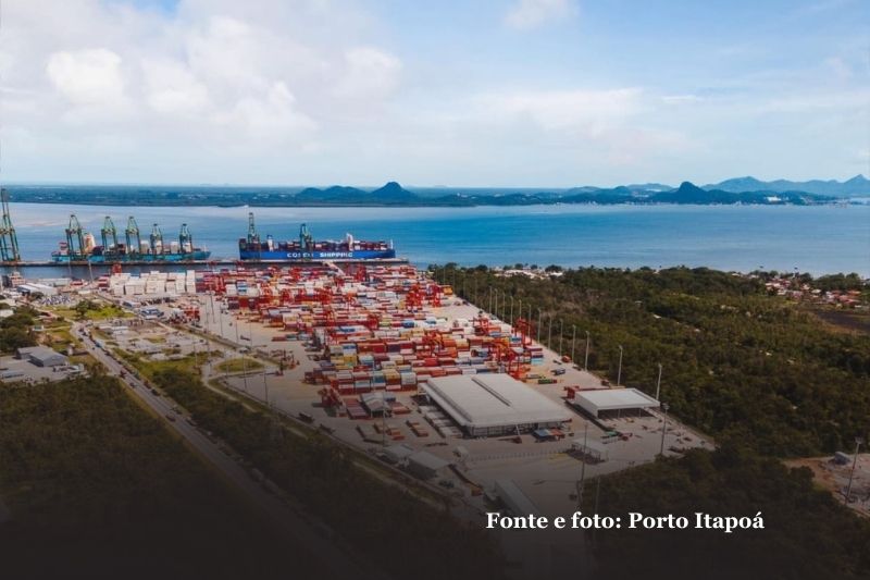 Porto Itapoá implanta novo acesso e moderniza entrada de caminhões no terminal