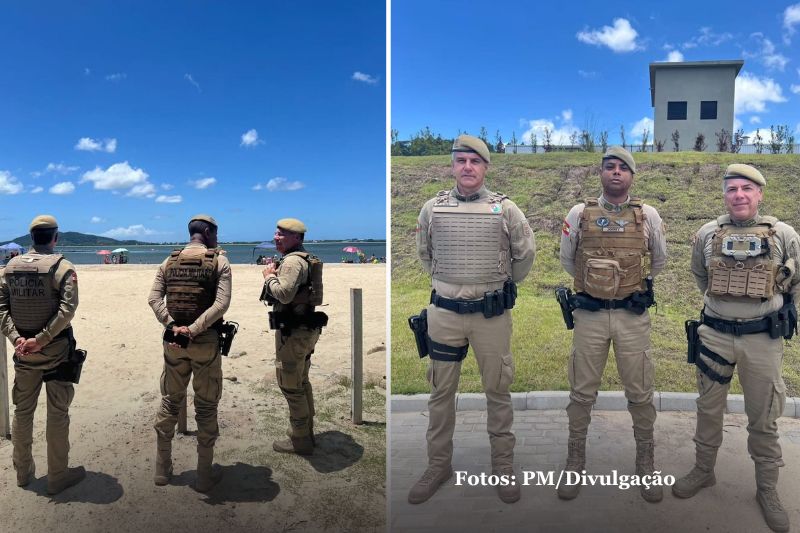 Subcomandante-Geral da PMSC visita 4ª Companhia em Itapoá durante a Operação Estação Verão