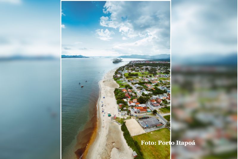 Dragagem sustentável fortalece proteção da orla e recuperação ambiental em Itapoá