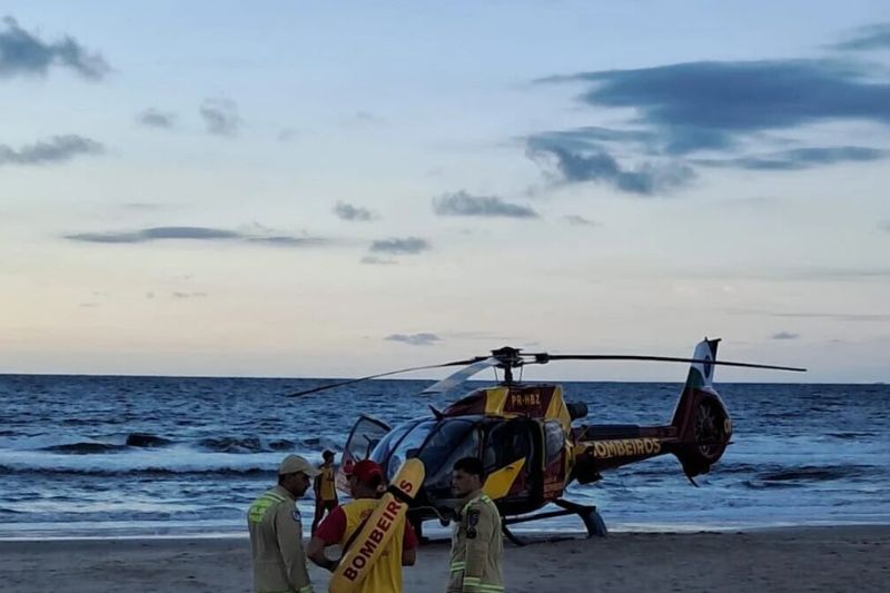 Drone impede resgate aeromédico de criança no litoral do PR e operador é preso