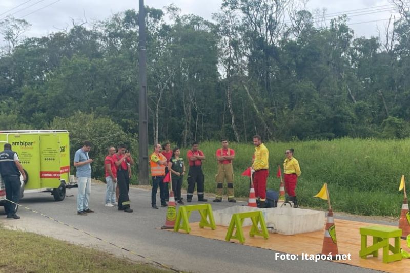 Itapoá participa de simulado estadual de gestão de desastres com foco em produtos perigosos