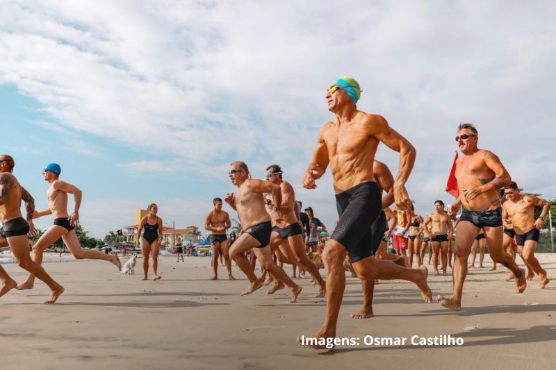 Itapoá recebe 7º Desafio de Lifesaving com participação de cerca de 80 guarda-vidas