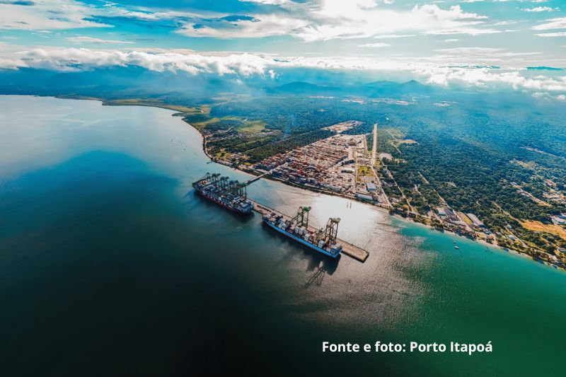 Porto Itapoá supera 2 milhões de litros de água reutilizados