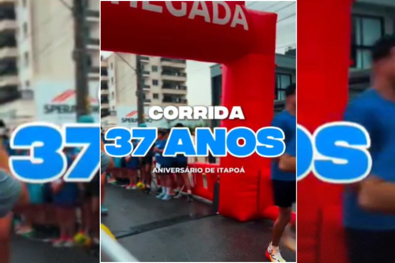 Corrida de aniversário reúne cerca de mil participantes e movimenta Itapoá