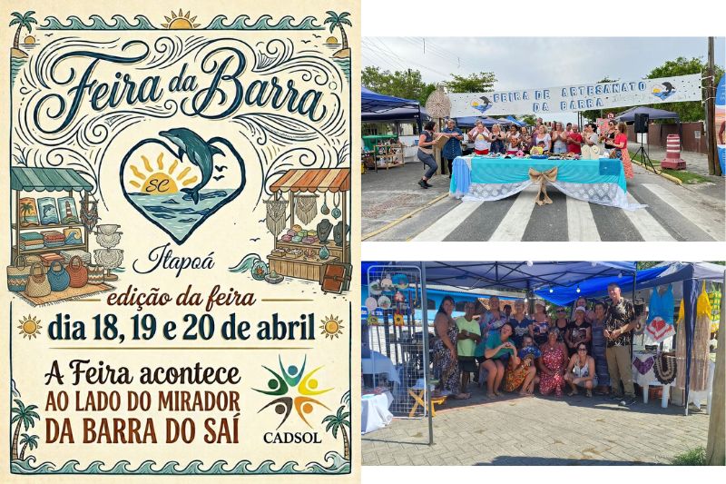 Feira da Barra impulsiona economia criativa em Itapoá