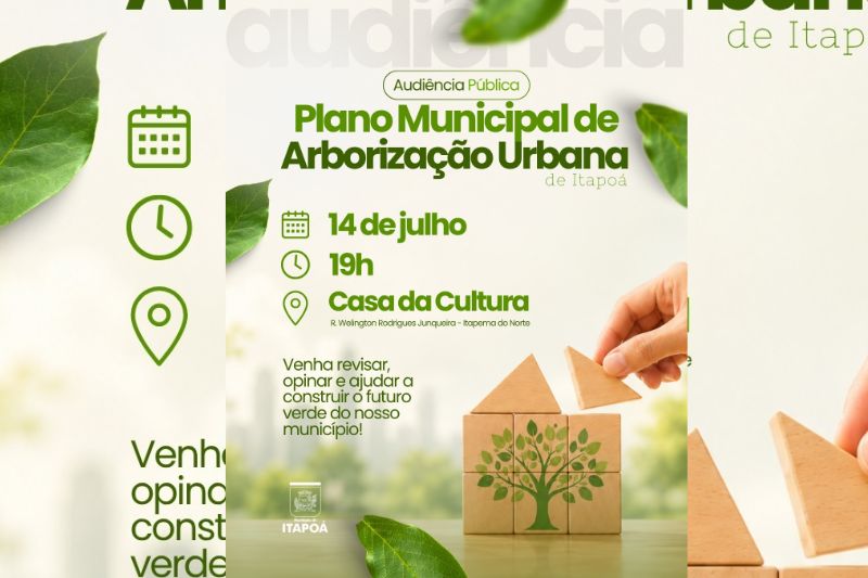 Audiência pública vai definir árvores que serão plantadas na cidade