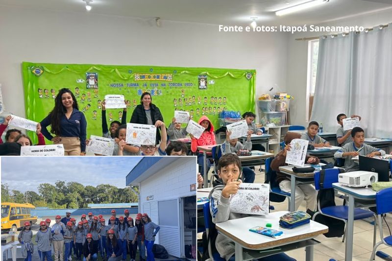 Itapoá Saneamento faz balanço das ações do Junho Verde e reforça compromisso com a educação ambiental