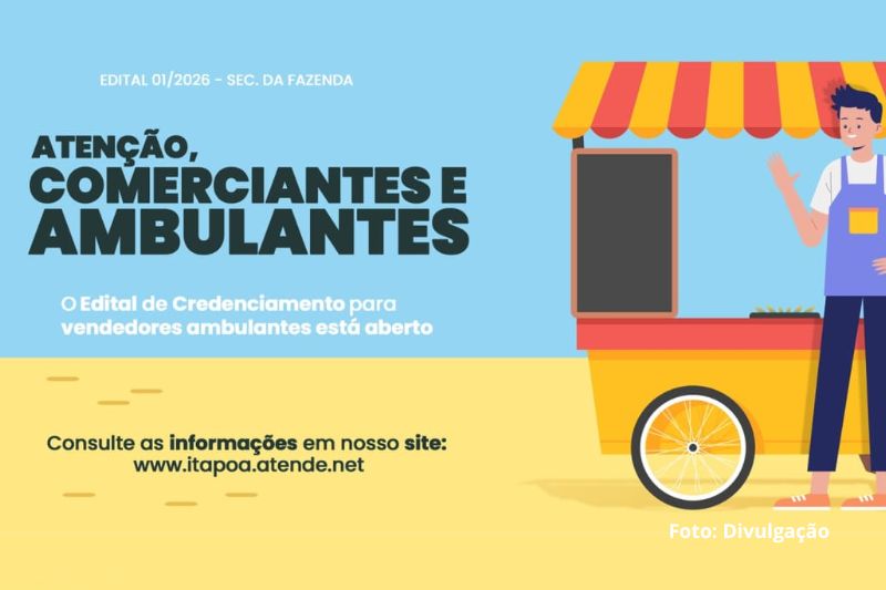 Quer trabalhar na temporada Itapoá abre credenciamento para vendedores ambulantes