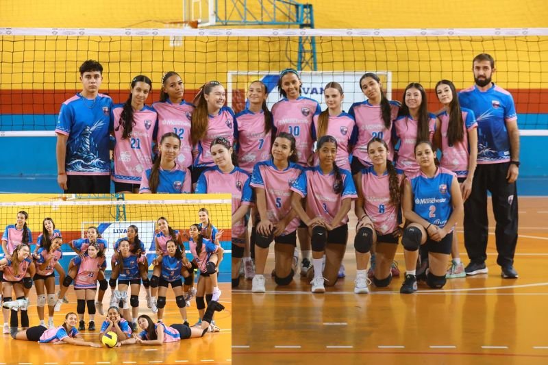 Itapoá chega à final da 1ª edição da LIVAM Sub-15 e faz história no voleibol feminino