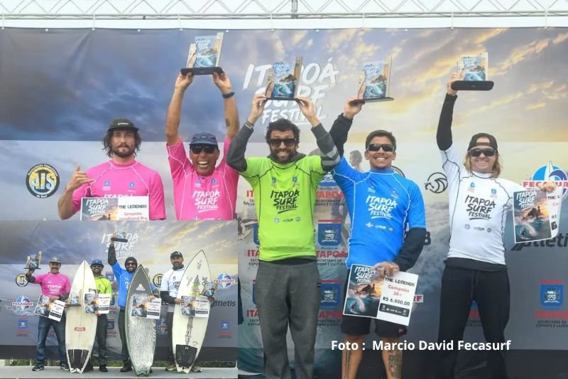 Itapoá sedia campeonato e consagra campeões do The Legends e Longboard