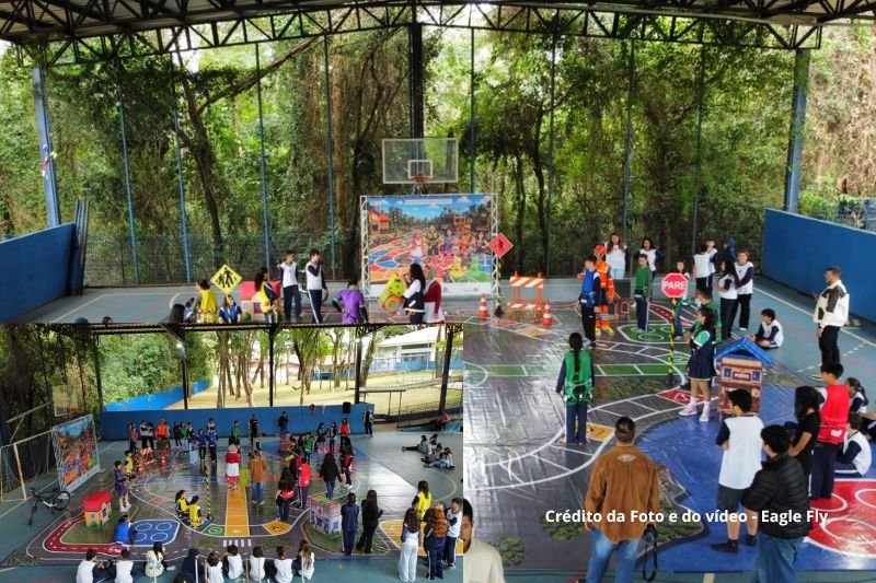 Play no Trânsito leva educação e cidadania para escolas de Itapoá durante Semana Nacional do Trânsito