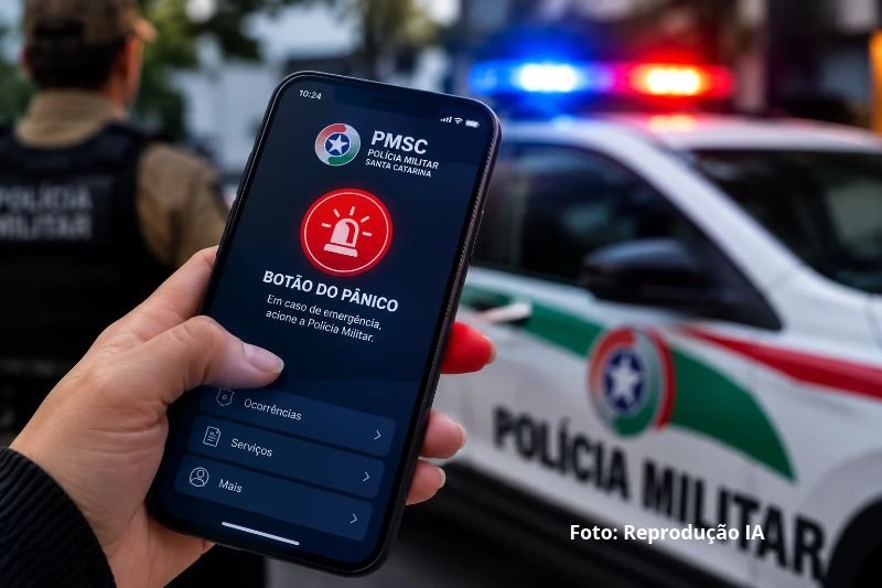 Botão do Pânico aciona a PM e homem é preso em flagrante por descumprir medida protetiva em Itapoá