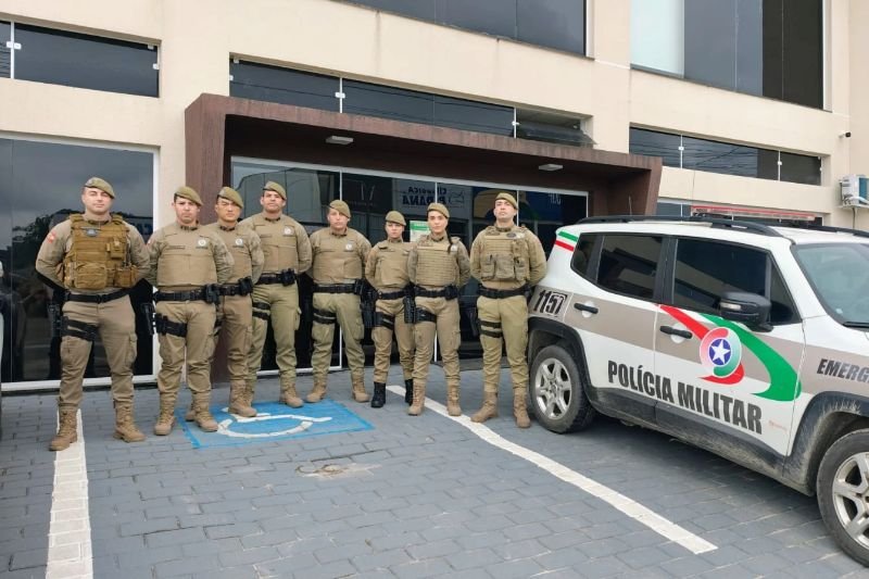 PMSC recebe seis policiais militares temporários para reforçar efetivo em Itapoá