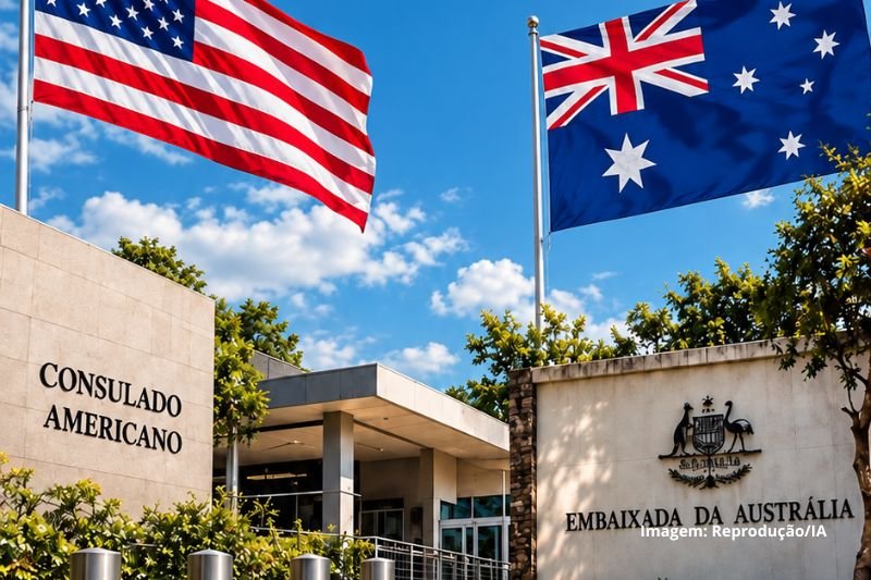 EUA suspendem serviços consulares no Brasil e Austrália fecha embaixada por questões de segurança