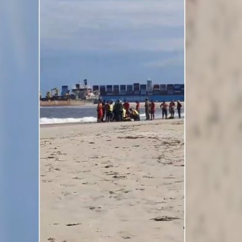 Afogamento em Itapoá termina em morte e acende alerta sobre áreas interditadas da praia