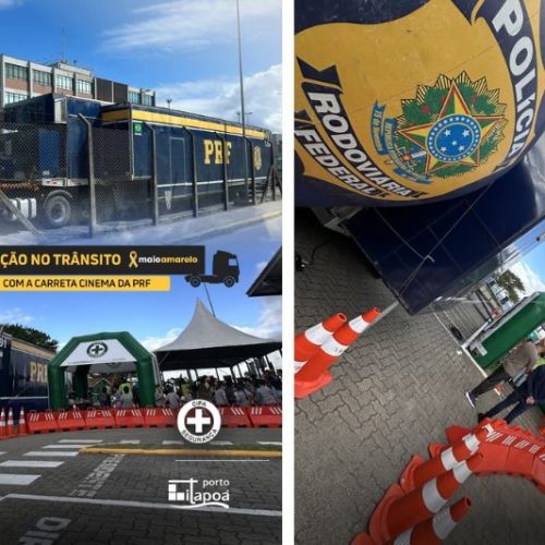 Campanha Maio Amarelo Porto Itapoá em Parceria com a Polícia Rodoviária Federal