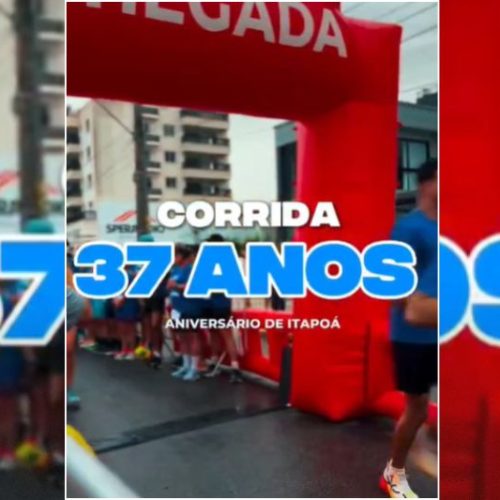 Corrida de aniversário reúne cerca de mil participantes e movimenta Itapoá