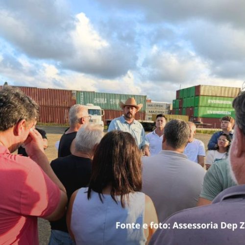 Deputado Zé Trovão articula reunião em Itapoá para tratar trânsito de caminhões e logística urbana