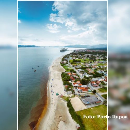 Dragagem sustentável fortalece proteção da orla e recuperação ambiental em Itapoá