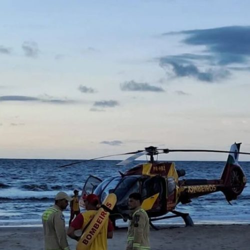 Drone impede resgate aeromédico de criança no litoral do PR e operador é preso