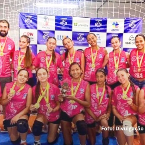 Equipe Sub-15 de Itapoá conquista vice-campeonato na Copa Santa Catarina de Vôlei