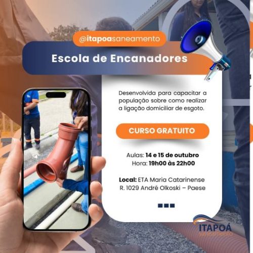Escola de Encanadores inicia atividades de 2026 com formação de novos participantes em Itapoá