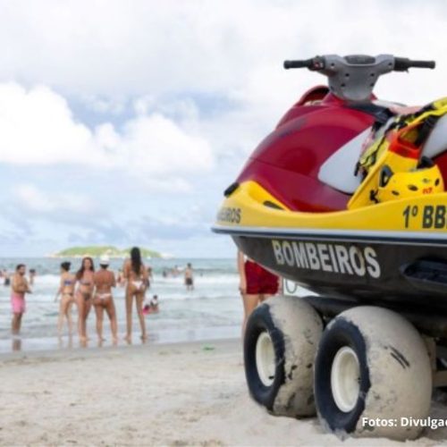 Estação Verão: Corpo de Bombeiros Militar orienta turistas para um carnaval mais seguro