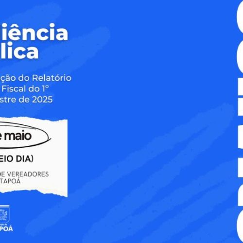 Prefeitura de Itapoá convida toda a população para a Audiência Pública de apresentação do Relatório de Gestão Fiscal