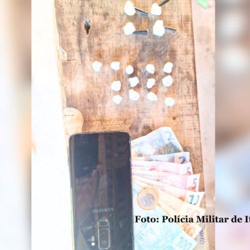 Homem é preso em flagrante por tráfico de drogas durante patrulhamento em Itapoá
