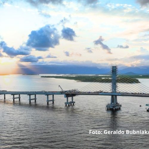 Ponte de Guaratuba entra na fase final e deve substituir travessia por ferryboat