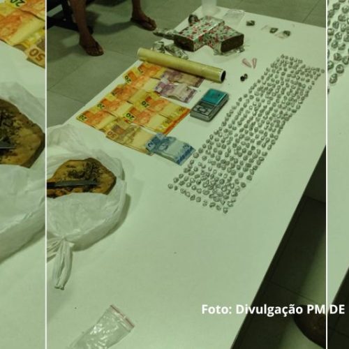 Polícia Militar prende homem por tráfico e apreende drogas em residência de Itapoá
