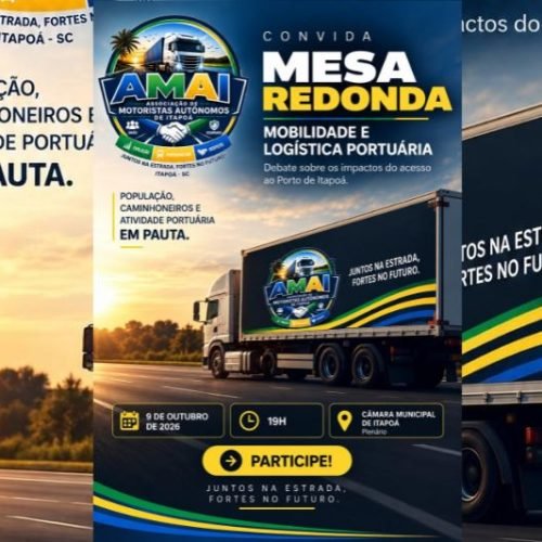 Itapoá vai debater mobilidade e logística portuária
