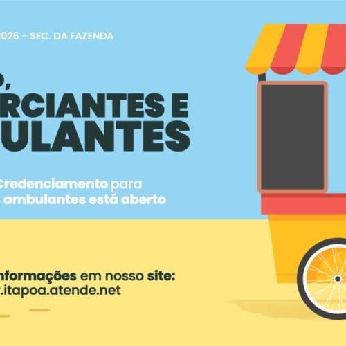 Itapoá abre inscrições para comerciantes ambulantes