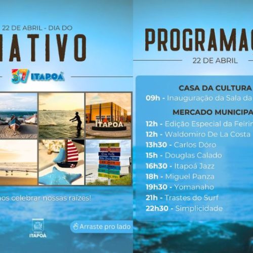 Itapoá celebra Dia do Nativo com programação especial